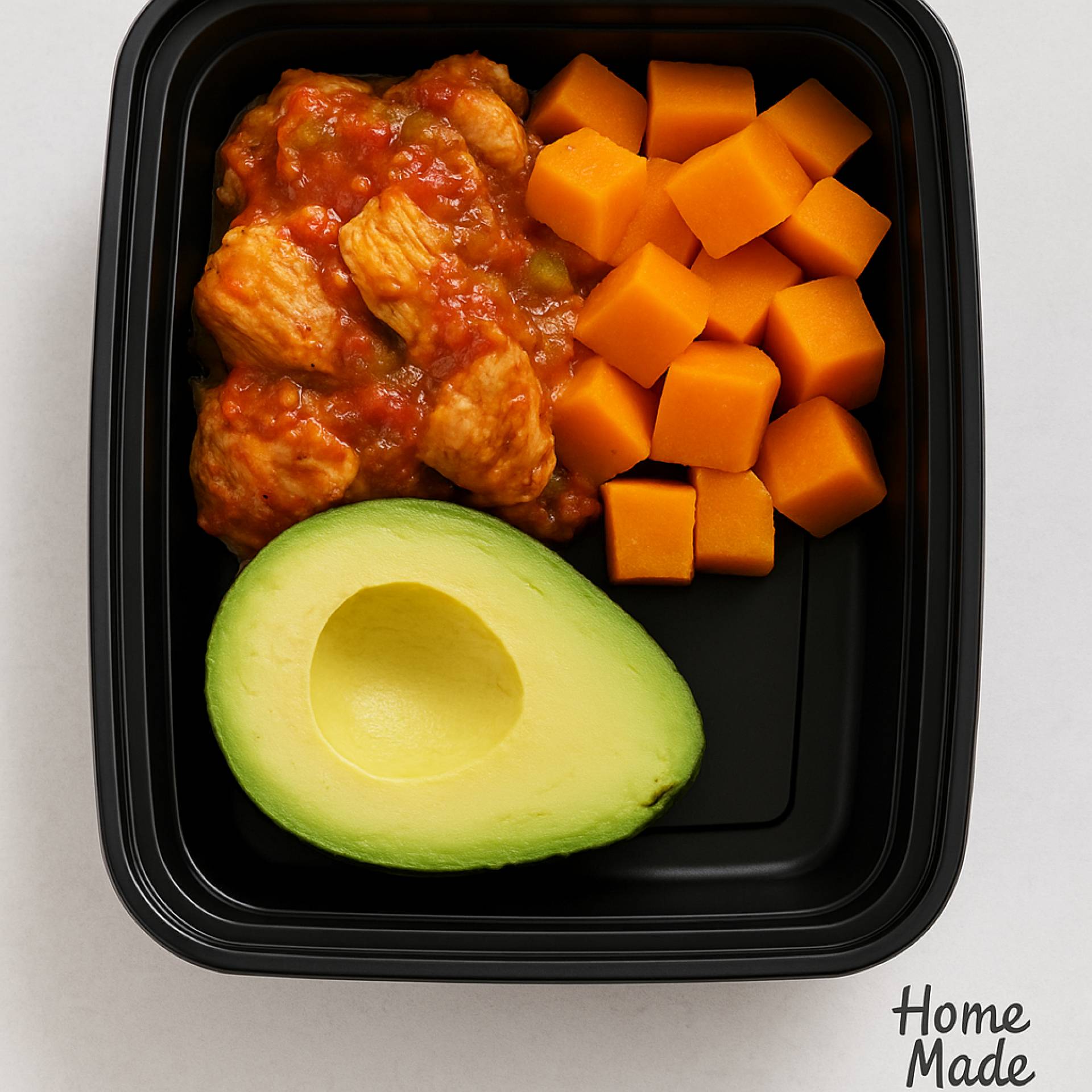 Pollo Criollo Keto con Calabaza y Aguacate