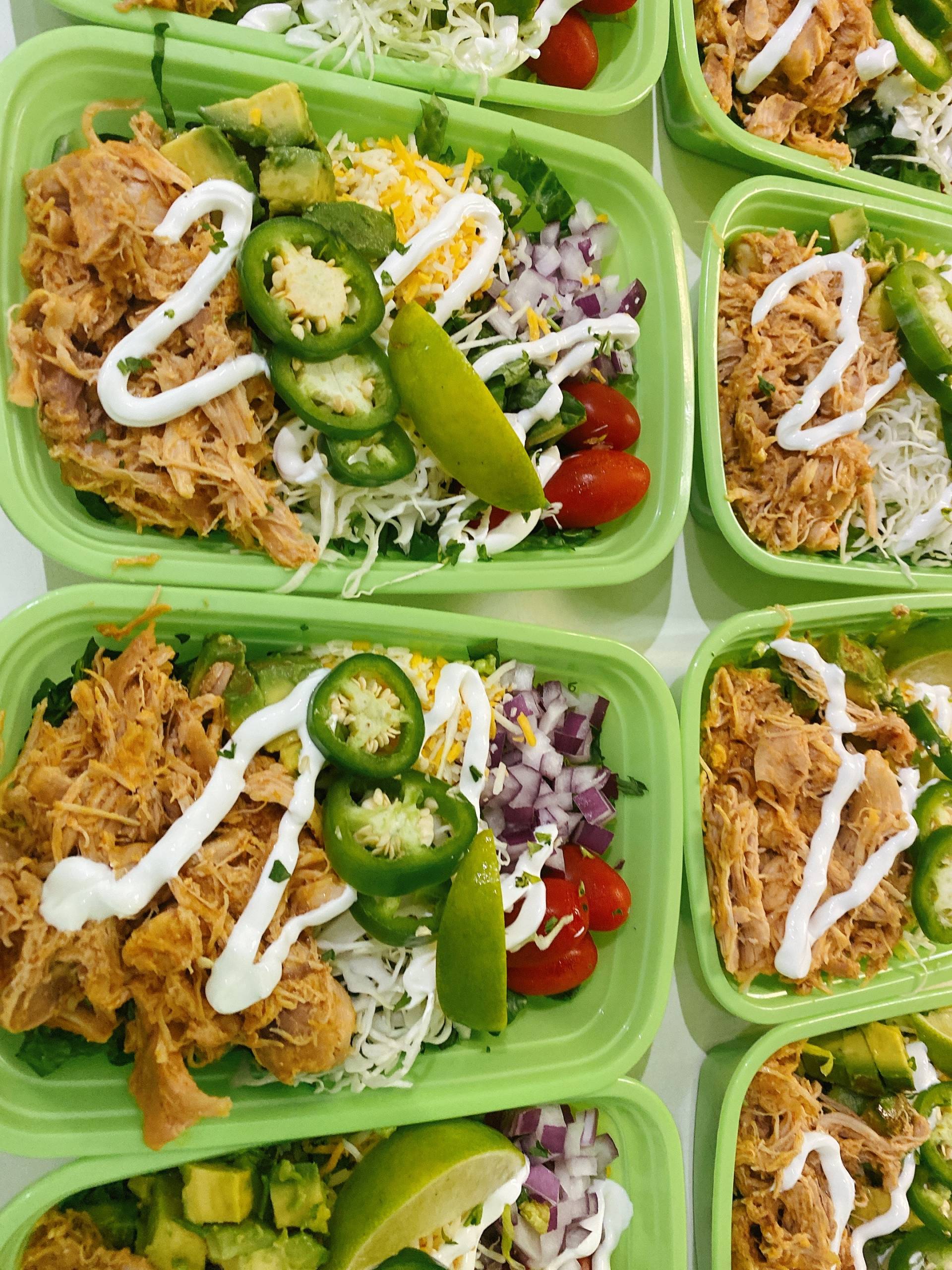 Chicken Verde Taco Bowl